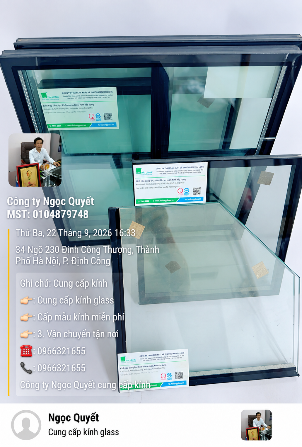 Kính hộp 5mm +12AR+6.38mm